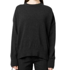 Aritzia Babaton Black Sweatshirt Pull-Over Crew Neck Long Sleeve Women's Size M